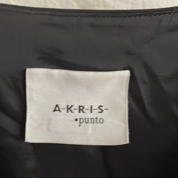 AKRIS PUNTO Women's Sleeveless Sheath Dress Size 10 In Black